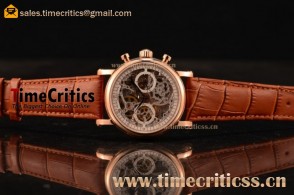 Patek Philippe TriPP89098 Complications Chronograph Skeleton Dial Rose Gold Watche