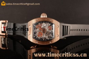 Richard Mille TriRM99240 RM 018 Tourbillon Hommage a Boucheron Skeleton Dial Rose Gold Watch