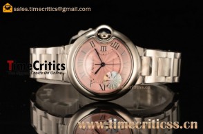 Cartier TriCAR89410 Ballon Bleu De Pink Dial Steel Watch 1:1 Original