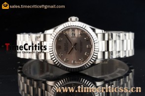 Rolex 279166 psd Datejust Grey Dial Steel Watch (BP)