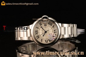 1:1 Cartier W69012Z4 Ballon Bleu De Silver Dial Steel Watch