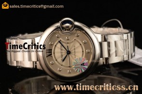 Cartier W2BB0002 Ballon Bleu De Silver Dial Steel Watch
