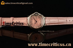 1:1 Cartier WSBB0007 Ballon Bleu De Pink Dial Steel Watch