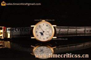 Breguet TriPN746 Classique Moonphase White Dial Yellow Gold Watch