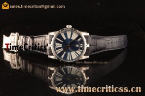 Roger Dubuis DBEX0535 Excalibur Blue Dial Steel Watch