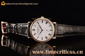 Patek Philippe Calatrava 5117R-001B White Dial Rose Gold Watch