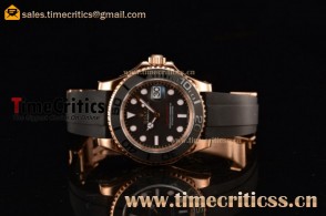 Rolex Yachtmaster 40 M116655-0001 Black Dial Rose Gold Watch