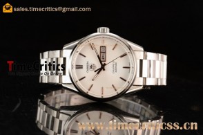 Tag Heuer TriTAG89183 Carrera Calibre 5 White Dial Watch 