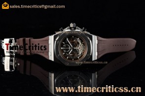 Audemars Piguet TriAP89412 Royal Oak Offshore Tourbillon Chronograph Brown Dial Watch 