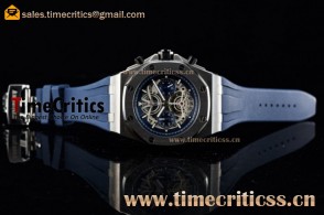 Audemars Piguet TriAP89414 Royal Oak Offshore Tourbillon Chronograph Blue Dial Watch 