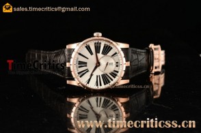 1:1 Roger Dubuis TriRD066 Excalibur 36 White Dial Watch
