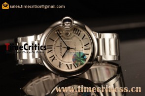 Cartier TriCAR89422 Ballon Bleu De Large White Dial Watch 