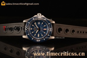 Breitling SuperOcean 2824 Auto Steel Case with Blue Dial and Black Rubber Strap - 1:1 Origianl (GF)