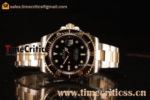 Rolex Submariner Swiss ETA 2836 Automatic Black Dial With Ceramic Bezel Two Tone 116613 BK