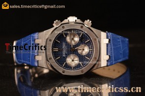 Audemars Piguet Royal Oak Chronograph Blue Dial With Blue Strap Swiss Valjoux 7750 26331ST.OO.1220ST.01