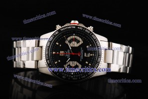 Tag Heuer TcrTHGC225 Grand Carrera Calibre 17 RS Chrono Black Dial Steel Watch