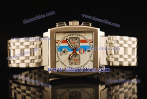 Tag Heuer TcrTHM345 Monaco White Dial Steel Watch