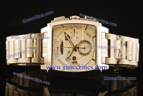 Tag Heuer TcrTHM353 Monaco LS Chronograph White Dial Steel Watch