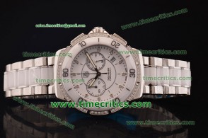 Tag Heuer TcrTHF022 Formula 1 Lady Chrono White Dial Diamond Bezel Steel Watch