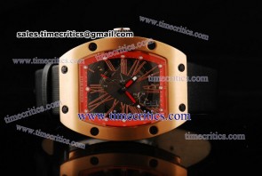 Richard Mille TriRIM010 RM 023 Black Dial Rose Gold Watch