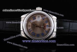 Rolex TriROL167 Datejust Gray Dial Steel Watch
