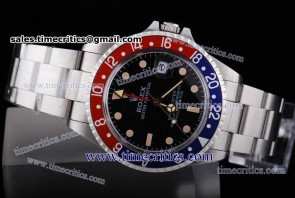 Rolex TriROL966 GMT-Master II 40 MM Black Dial Two Tone Watch