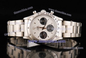 Rolex TriROL911 Daytona White Dial Steel Watch