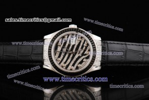 Rolex TriROL1506 Datejust Royal Black Black and Diamond Dial Steel Watch