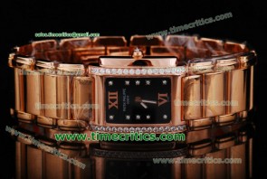 Patek Philippe TriPP108 Twenty-4 Black Dial Rose Gold Watch