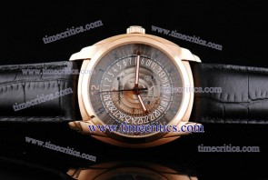 Vacheron Constantin TriVC168 Quai De L'ile Grey Dial Rose Gold Watch