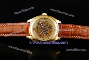 Vacheron Constantin TriVC171 Quai De L'ile Skeleton Dial Yellow Gold Watch